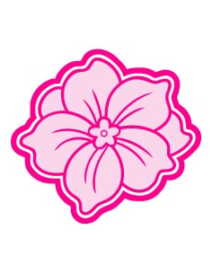 3D Uitsteker op Maat: Primula met Stempel