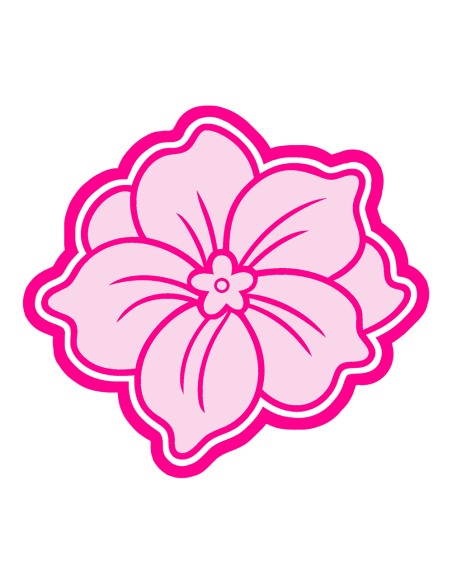 3D Uitsteker op Maat: Primula met Stempel