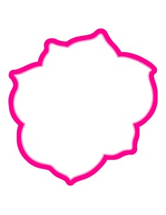 3D Uitsteker op Maat: Roos 1 - Los of Set