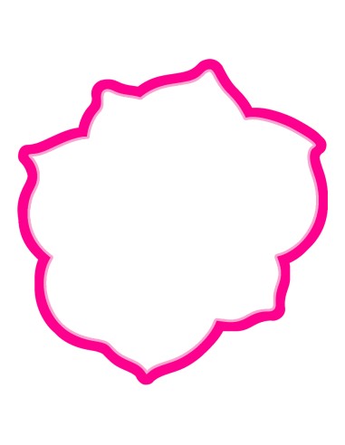 3D Uitsteker op Maat: Roos 1 - Los of Set