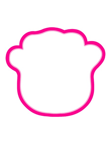 3D Uitsteker op Maat: Roos 3 - Los of Set