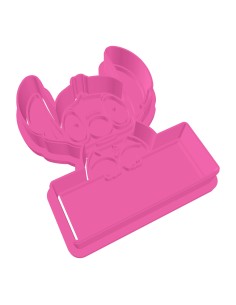 3D Uitsteker op Maat: Stitch met Bord Leeg met Stempel 2