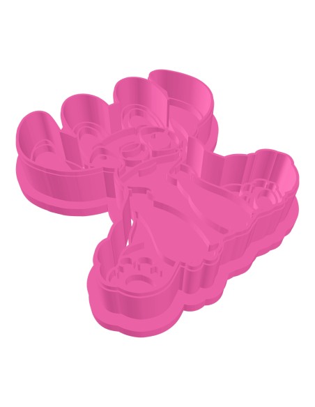 3D Uitsteker op Maat: Angel Zittend met Stempel