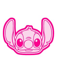3D Uitsteker op Maat: Stitch Hoofd met Stempel