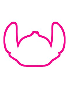 3D Uitsteker op Maat: Stitch Hoofd