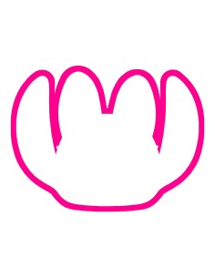 3D Uitsteker op Maat: Stitch Hoofd