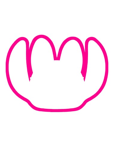 3D Uitsteker op Maat: Stitch Hoofd