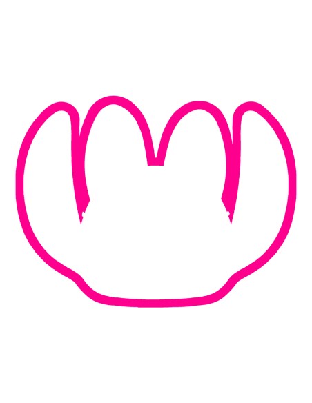 3D Uitsteker op Maat: Stitch Hoofd