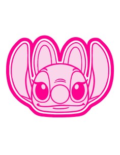 3D Uitsteker op Maat: Angel Hoofd met Stempel