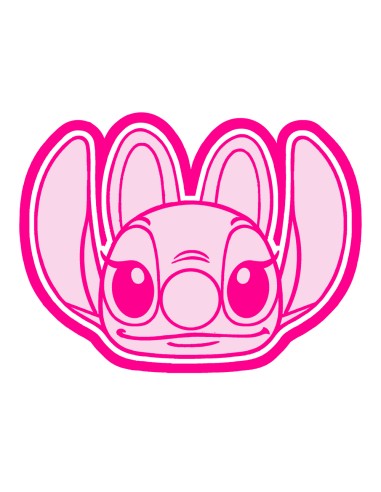 3D Uitsteker op Maat: Angel Hoofd met Stempel