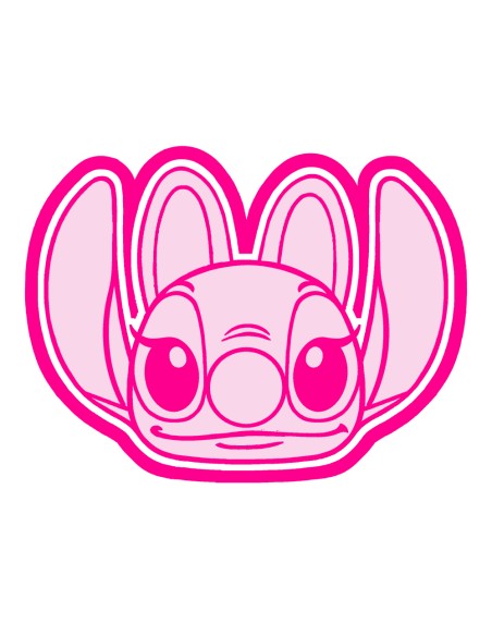 3D Uitsteker op Maat: Angel Hoofd met Stempel