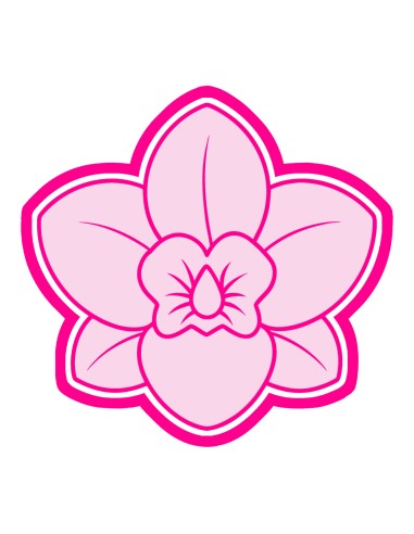 3D Uitsteker op Maat: Viooltje met Stempel