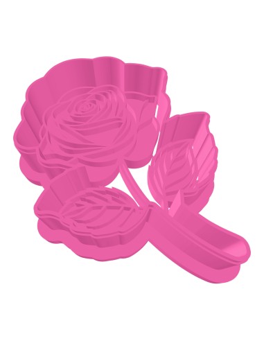 3D Uitsteker op Maat: Roos 4 met Stempel