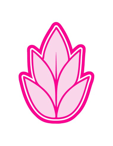 3D Uitsteker op Maat: Blad 1 met Stempel