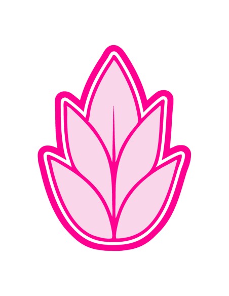 3D Uitsteker op Maat: Blad 1 met Stempel