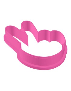 3D Uitsteker op Maat: Peace Hand 2