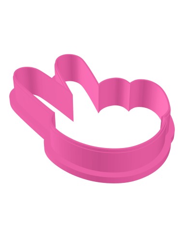 3D Uitsteker op Maat: Peace Hand