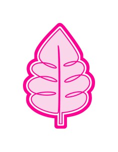 3D Uitsteker op Maat: Blad 2 met Stempel