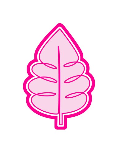 3D Uitsteker op Maat: Blad 2 met Stempel