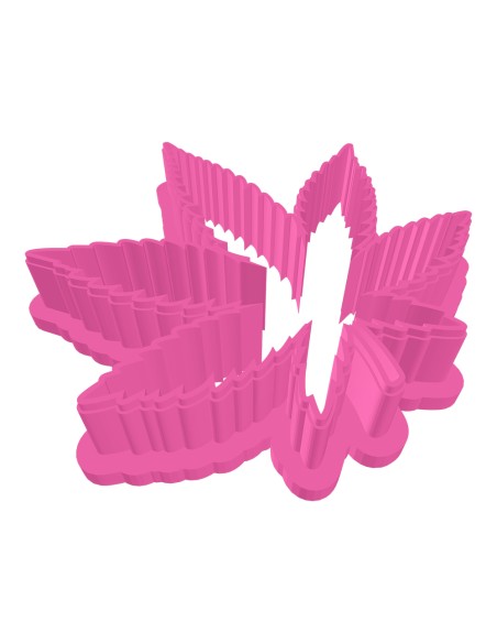 3D Uitsteker op Maat: Wietblad - Los of Set