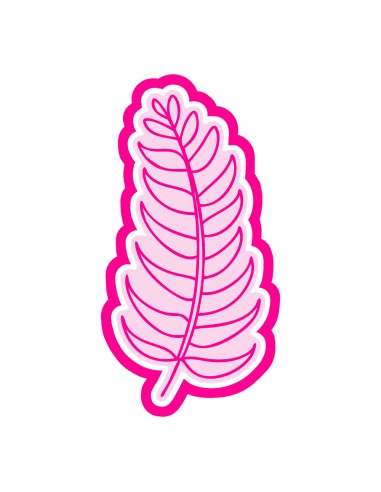 3D Uitsteker op Maat: Blad 4 met Stempel