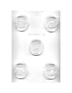 CK Chocolade Mal voor Koekjes Rond (Oreo) Dierentuin //