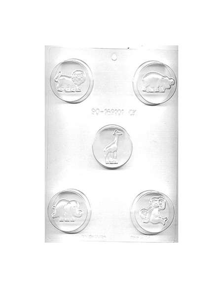 CK Chocolade Mal voor Koekjes Rond (Oreo) Dierentuin //