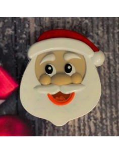 BWB Chocolate Mal Kerstman Gezicht 3-delig 2