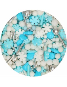 FunCakes 3D Sprinkle Medley Frosty Winters -70gr-