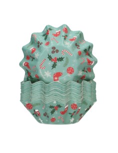 FunCakes Baking Cups Bloom Kerst -48st-