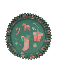 FunCakes Folie Baking Cups Kerst -48st-