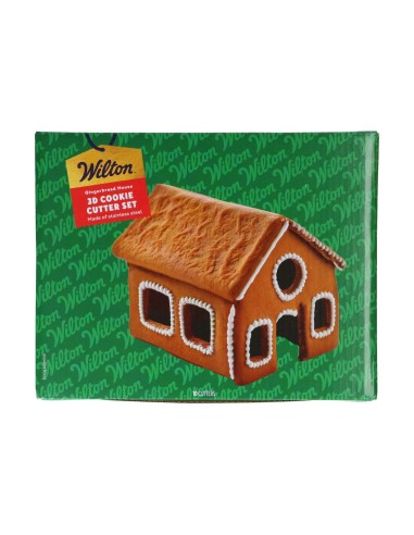 Wilton Koekjes Uitsteker Set 3D Gingerbreadhouse -10st- 