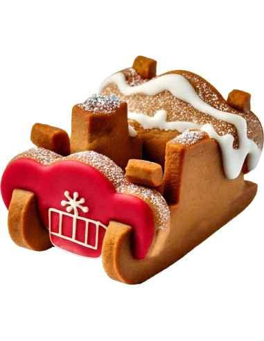 Wilton Koekjes Uitsteker Set 3D Kerstslee -4st- 