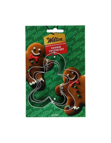Wilton Koekjes Uitsteker Set Peperkoekman -3st-