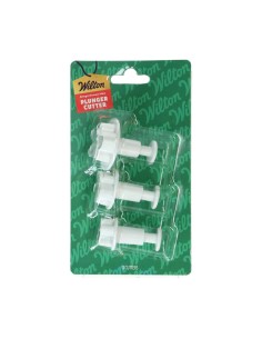 Wilton Plunger Uitsteker Set Gingerbread Man -3st- 2
