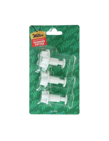 Wilton Plunger Uitsteker Set Gingerbread Man -3st-