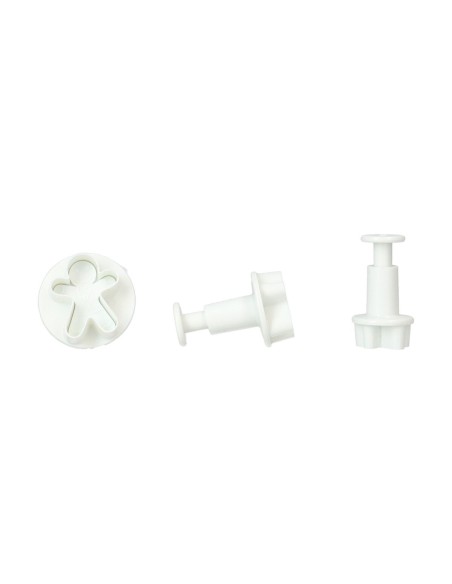 Wilton Plunger Uitsteker Set Gingerbread Man -3st-