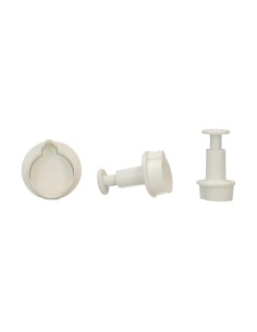 Wilton Plunger Uitsteker Set Kerstbal -3st- 2