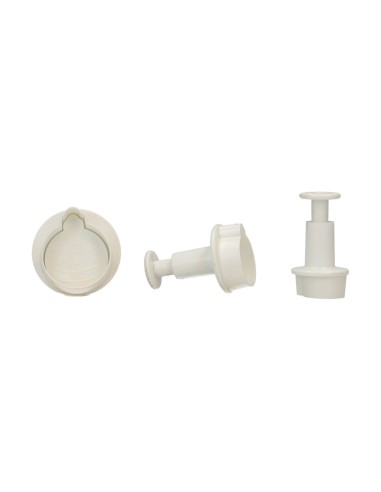 Wilton Plunger Uitsteker Set Kerstbal -3st-