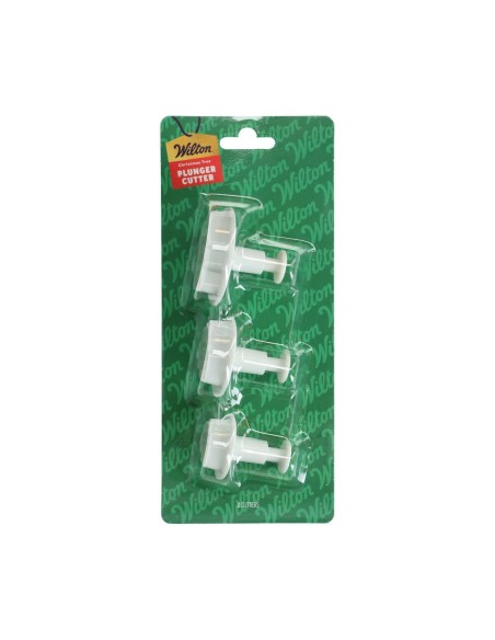 Wilton Plunger Uitsteker Set Kerstboom -3st-