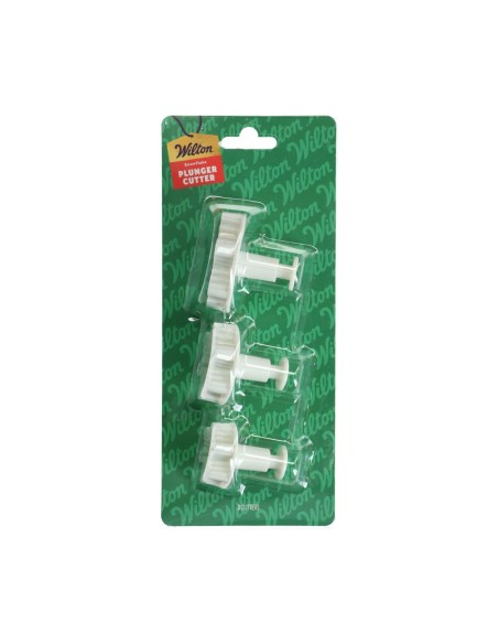 Wilton Plunger Uitsteker Set Sneeuwvlok -3st-