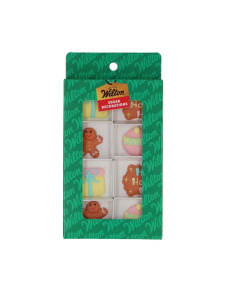 Wilton Suikerdecoratie Schattige Kerst -8st-