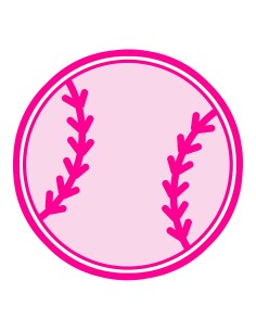 3D Uitsteker op Maat: Baseball met Stempel