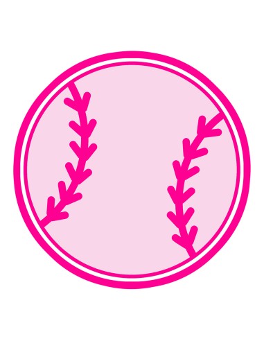 3D Uitsteker op Maat: Baseball met Stempel