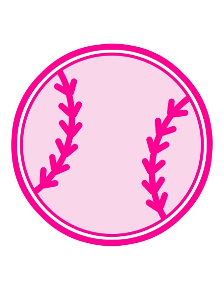 3D Uitsteker op Maat: Baseball met Stempel