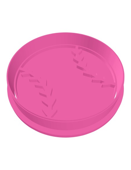 3D Uitsteker op Maat: Baseball met Stempel