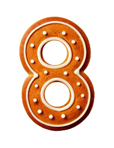 Wilton Koekjes Uitsteker Cijfer 8