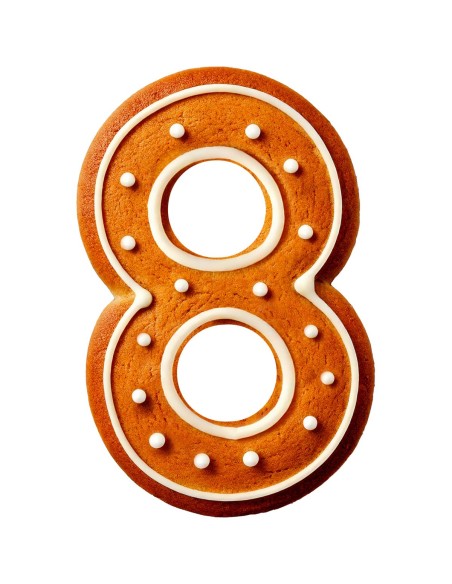 Wilton Koekjes Uitsteker Cijfer 8