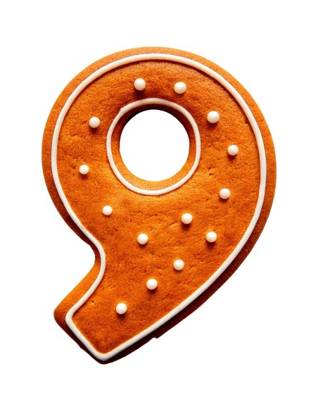 Wilton Koekjes Uitsteker Cijfer 9