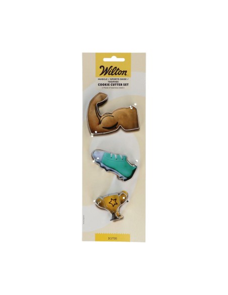 Wilton Uitsteker Set Spier, Sportschoen en Trofee -3st-